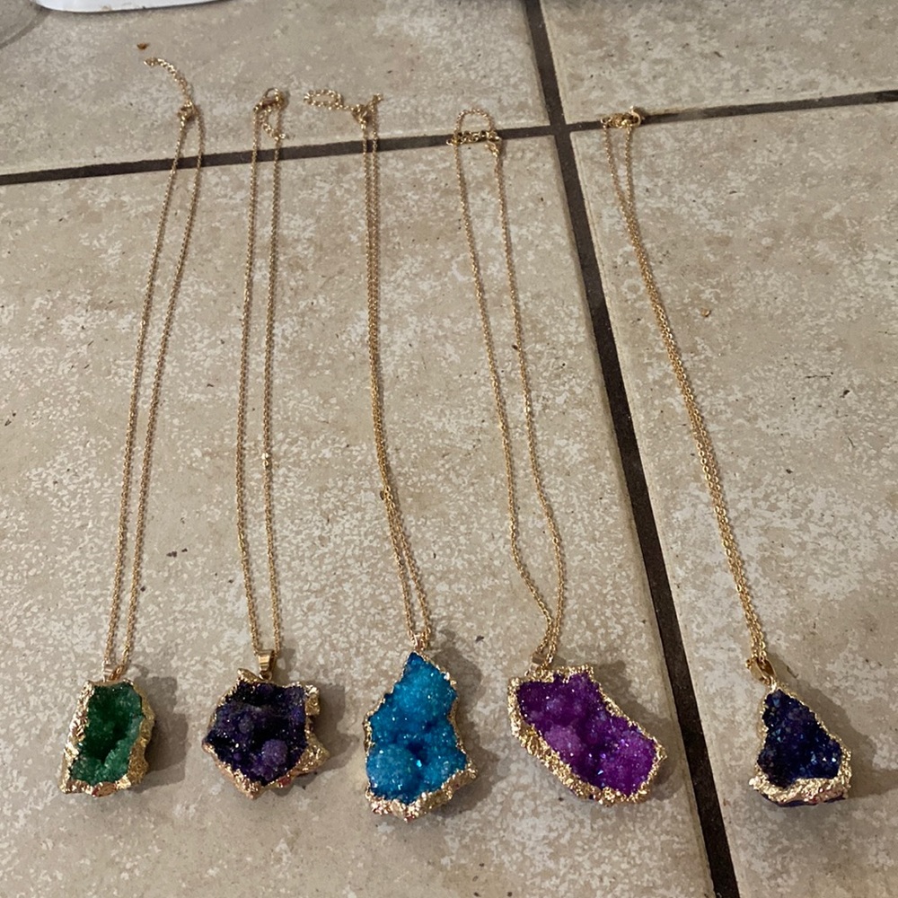 Reiki Healing Crystal Necklace